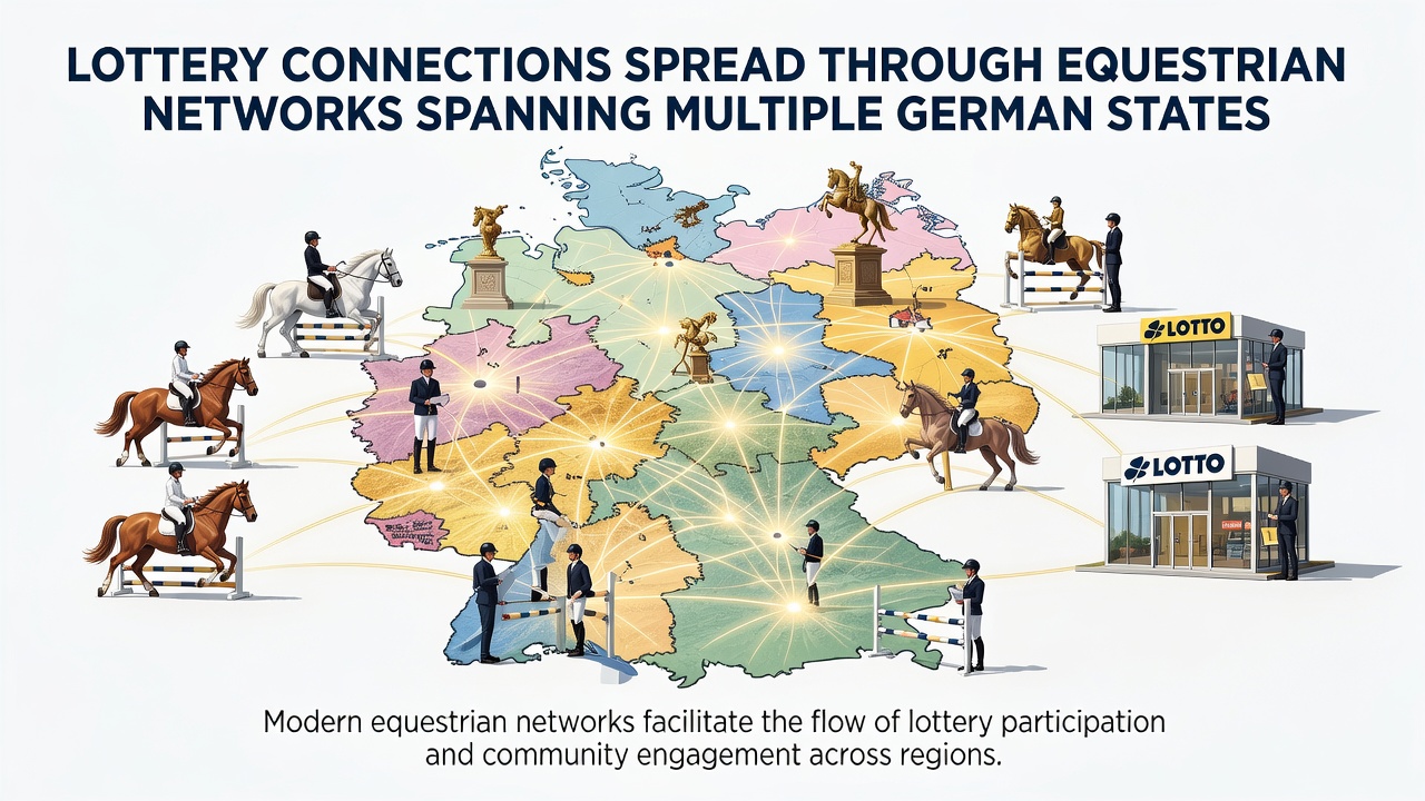 Reitnetzwerke verbinden Lotterieaktivitäten über Bundesländer hinweg