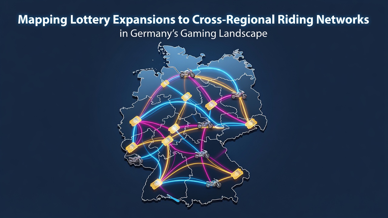 Darstellung der Integration von Lotterieerweiterungen mit Reitnetzwerken in deutschen Regionen